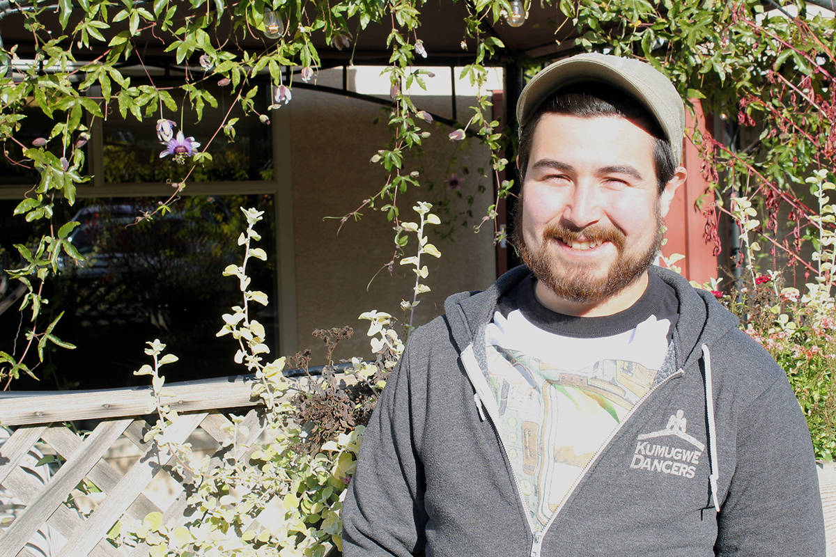 Jesse Recalma is a member of the Qualicum First Nation involved in preserving and revitalizing traditional languages. (Emily Vance photo)