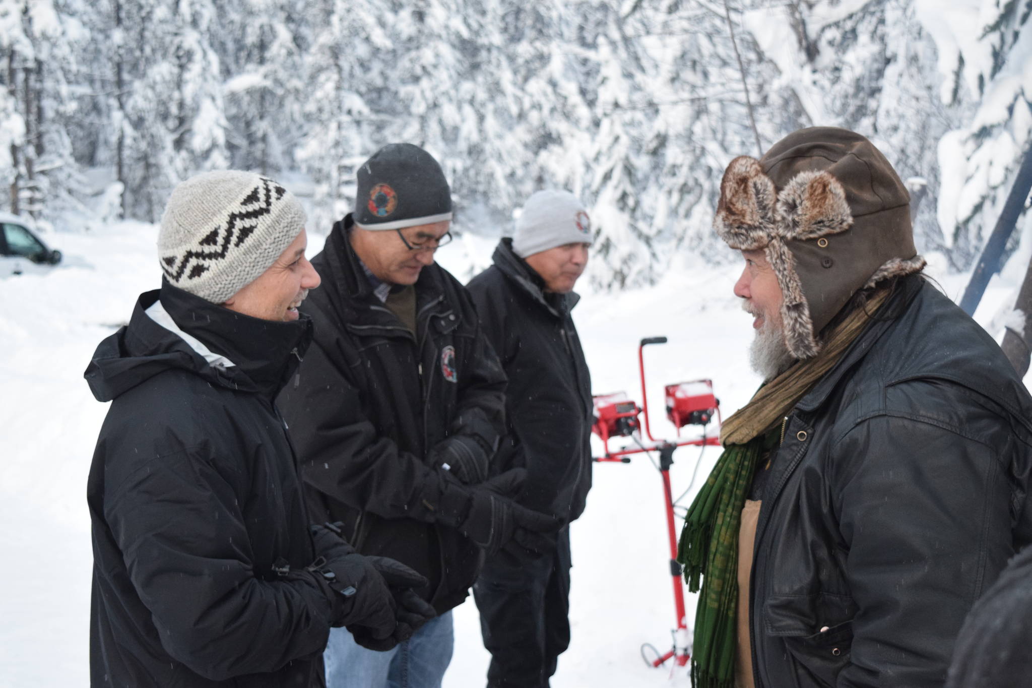 BC Green Party leader visits northern B.C. pipeline protest site