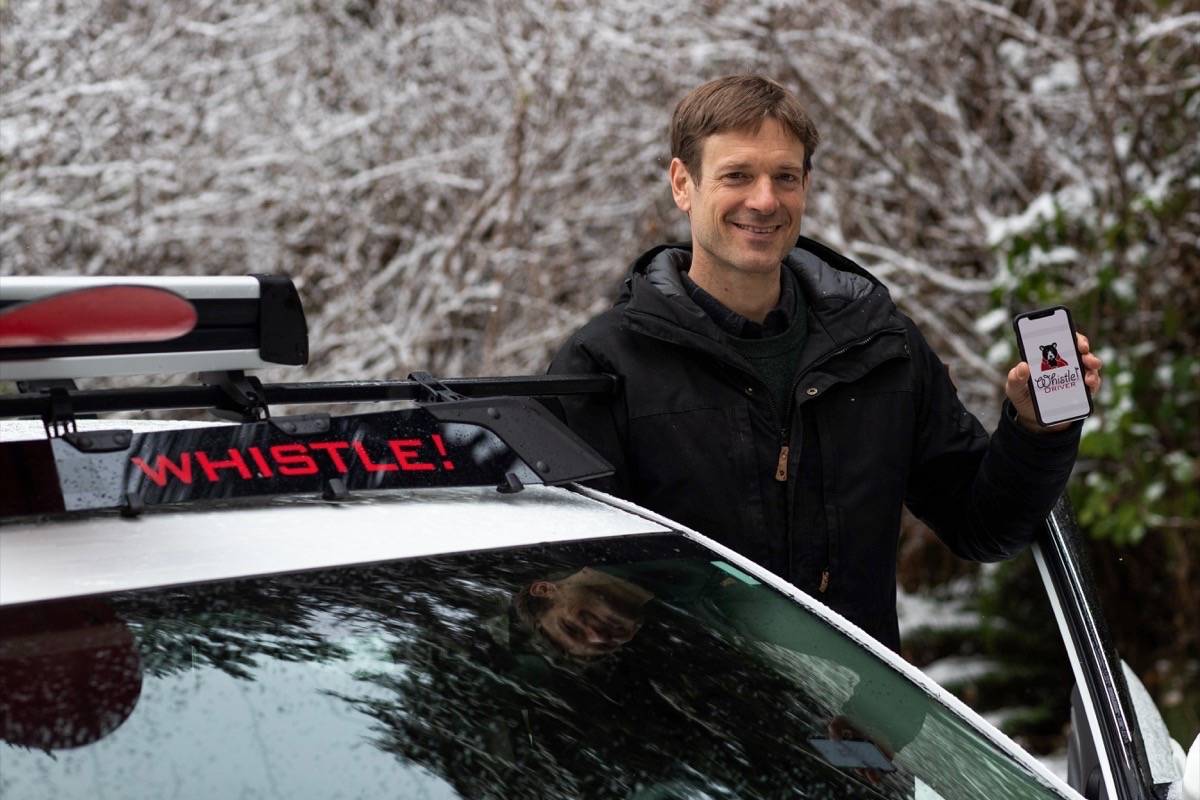 President of Whistle! Dylan Green hopes his new ridesharing service will help solve some of the Coast’s transportation issues. (Kyler Vos photo)