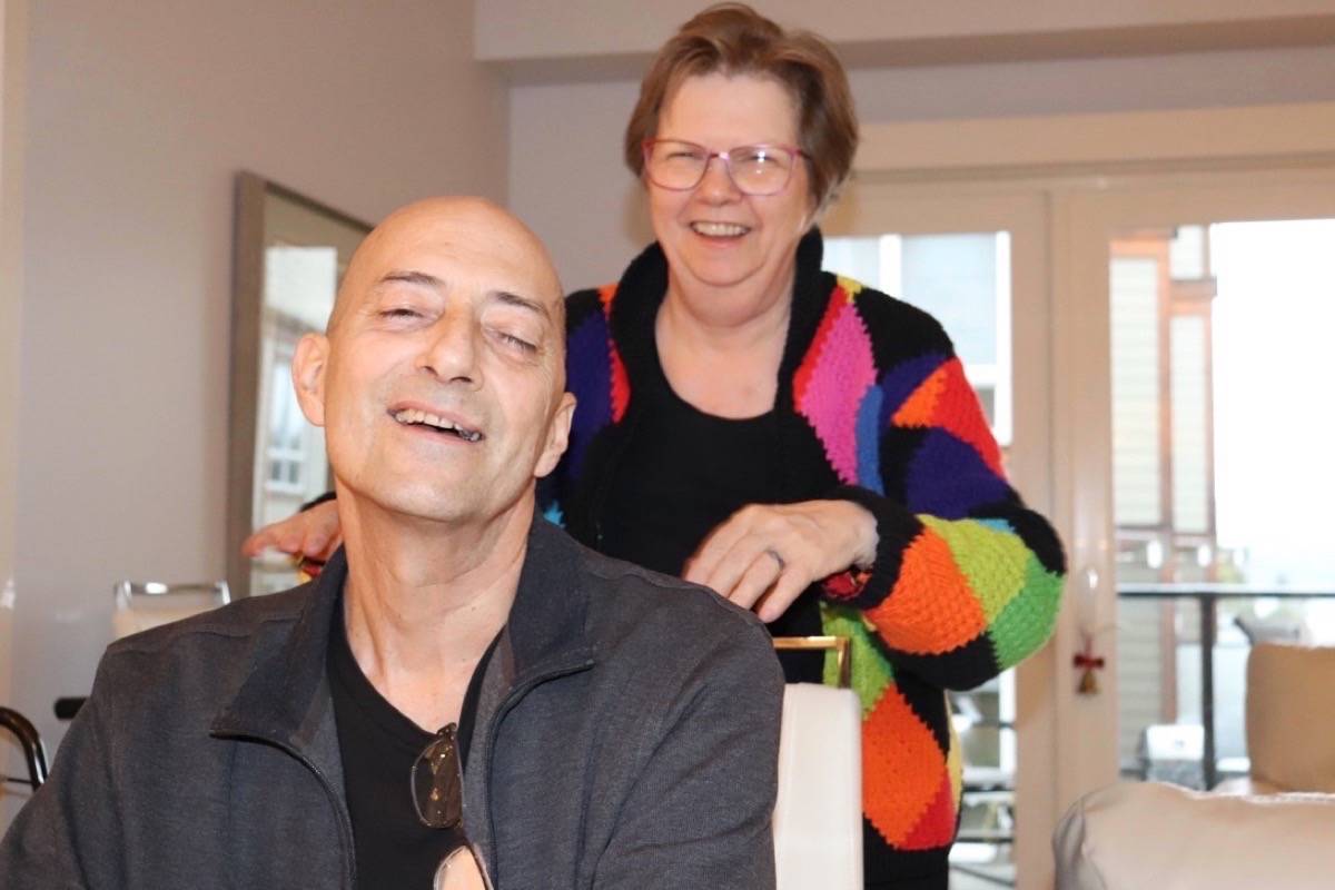 Sifu Moonfist and his wife Maggie are thankful for the outpouring of community support as Moonfist suffered medical challenges. (Tim Collins - Black Press Media)