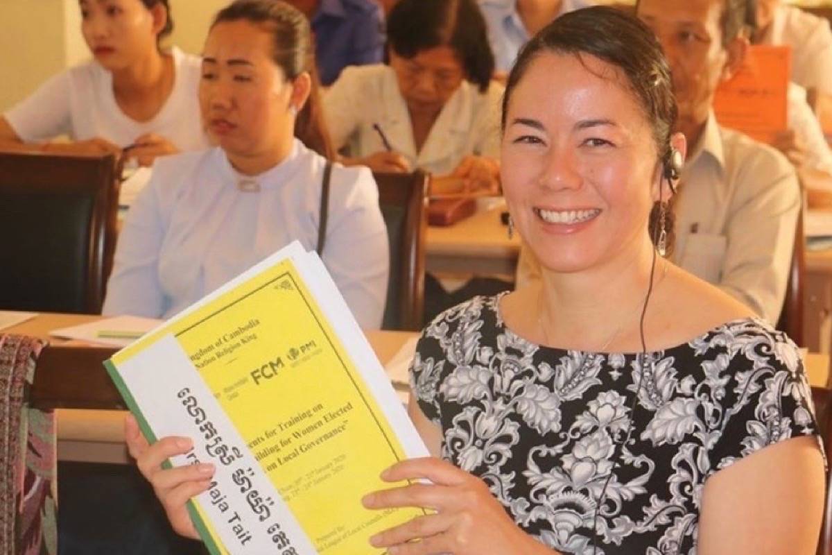 Kampong Chan, Cambodia was a recent stop for Mayor Maja Tait as she represented Canada in a federal government program. (Contributed photo)