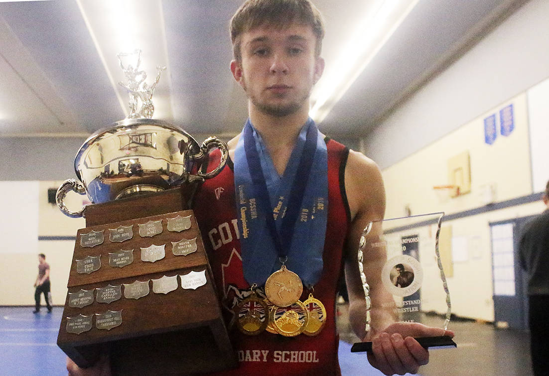 Cowichan wrestler wins historic fifth gold in five years