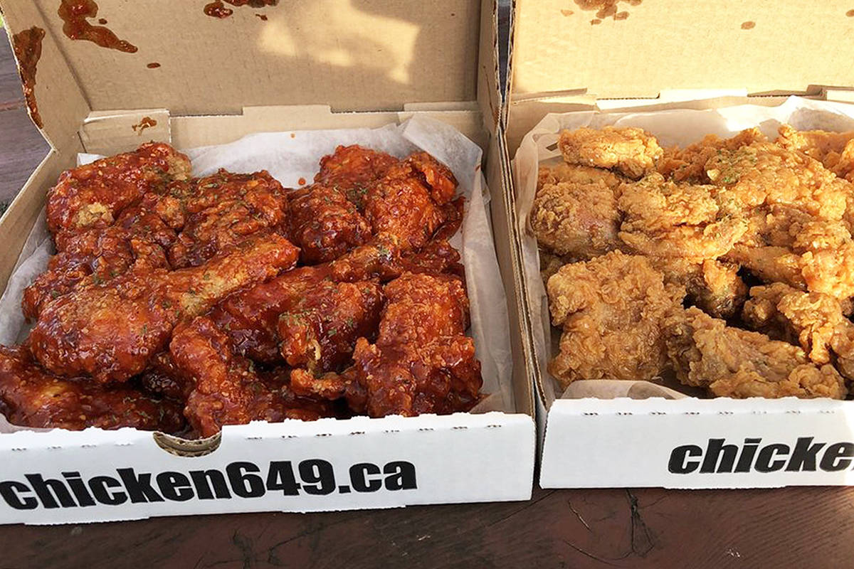 Chicken 649 on Quadra Street offers up a variety of flavours of its trademark fried chicken, from mild to spicy. yelp.ca