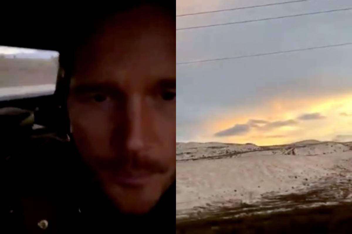 Chris Pratt posted a video showing the beauty of Kamloops, B.C., on Feb. 25, 2020. (Screenshot)