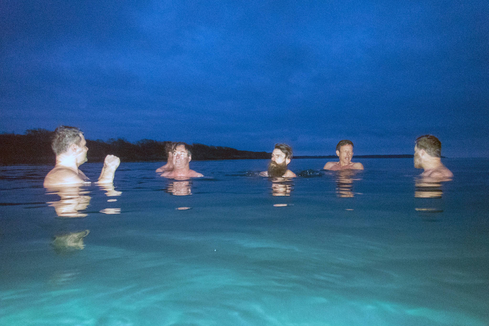 The Oddballs coldwater swimming group meets at 7 a.m. on Willows Beach and 8 a.m. on weekends. (Andy Bernhart Photo)