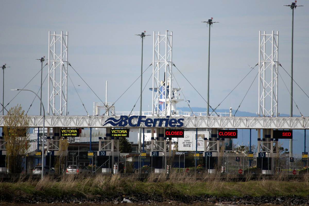B.C. Ferries will start taking debit payment at ticket booths later this month. (Black Press file photo)