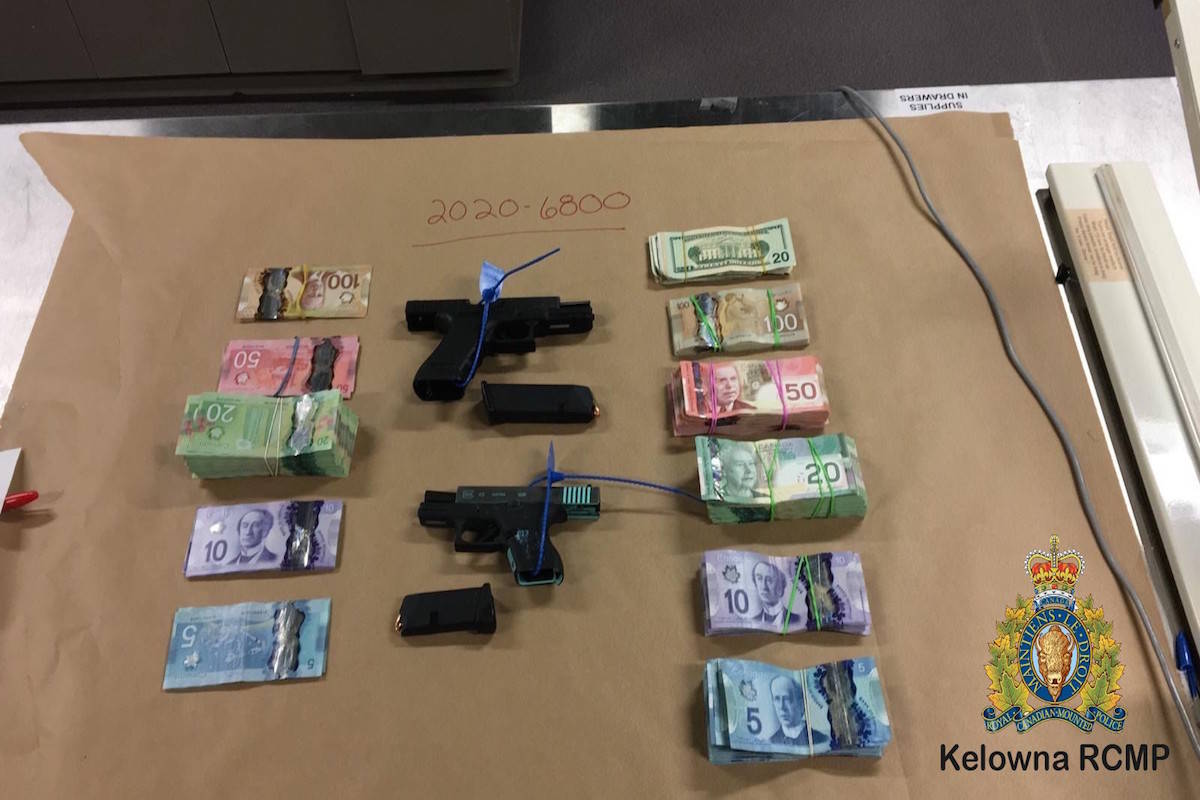Three 16-year-olds arrested after $30K, guns and drugs seized in Kelowna raid