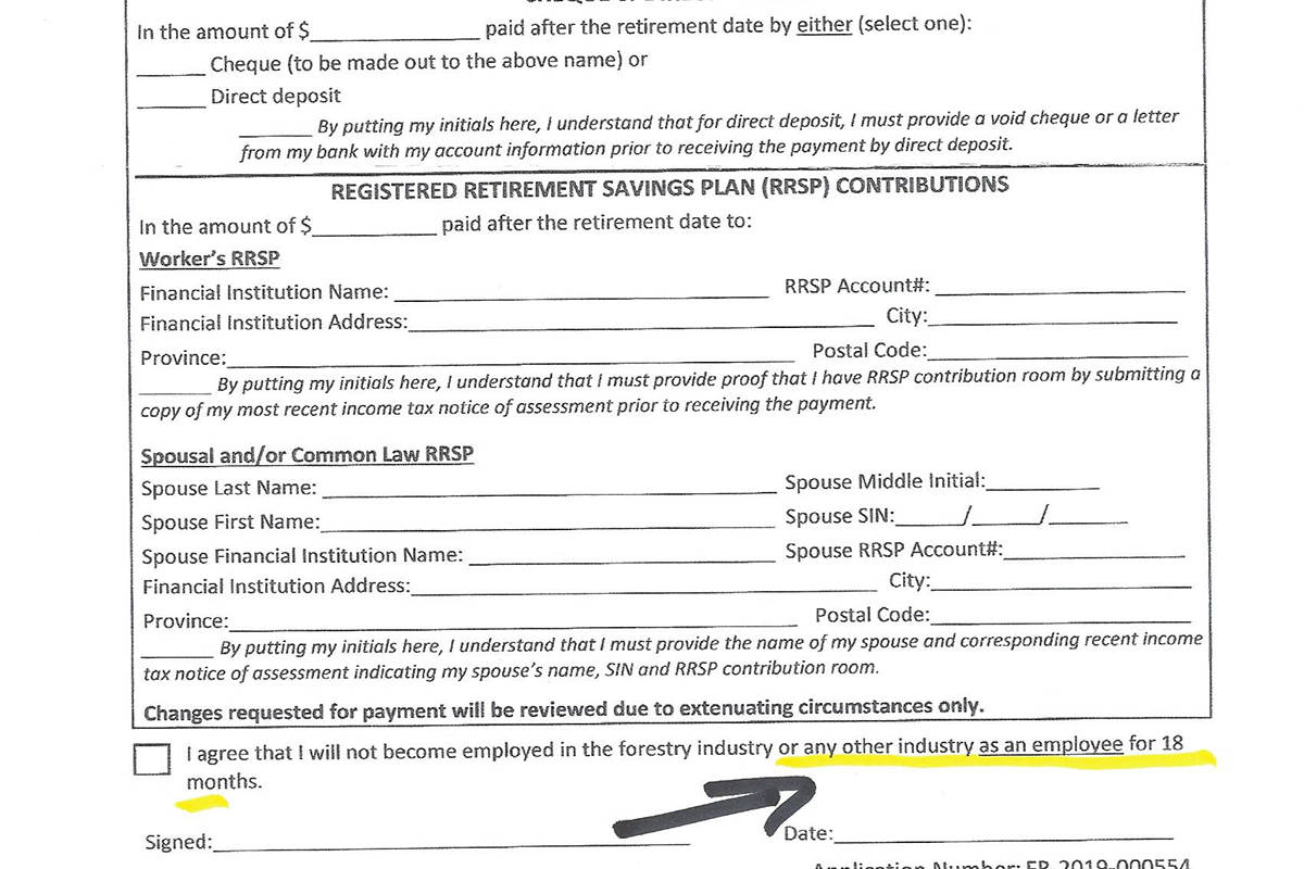 The paperwork as the Davidsons received it. (Submitted photo)