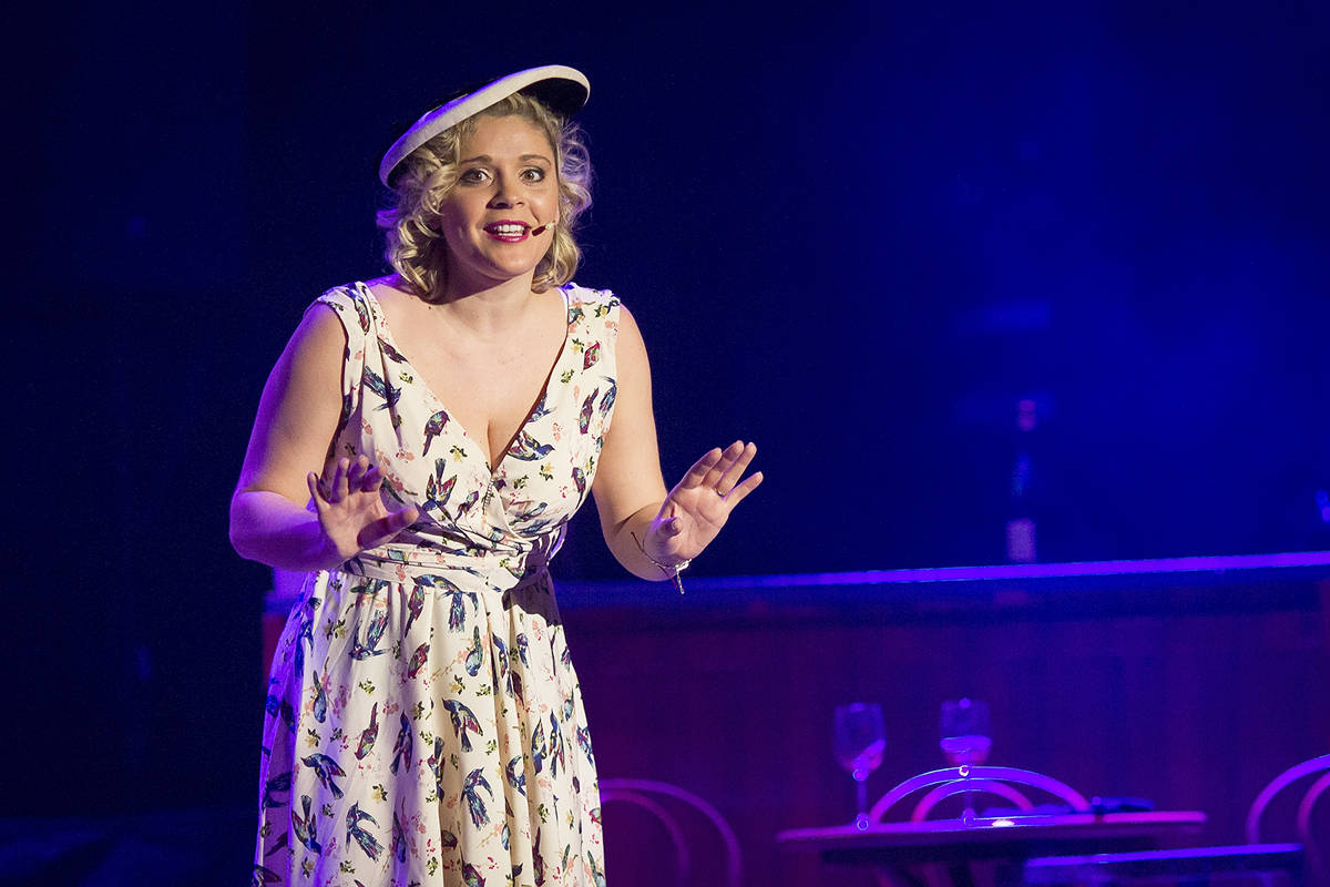 A young woman’s dream of travelling to and finding romance in Paris comes true in Paris! The Show, playing at the Royal Theatre on March 17. Photo courtesy paris-lespectacle.com