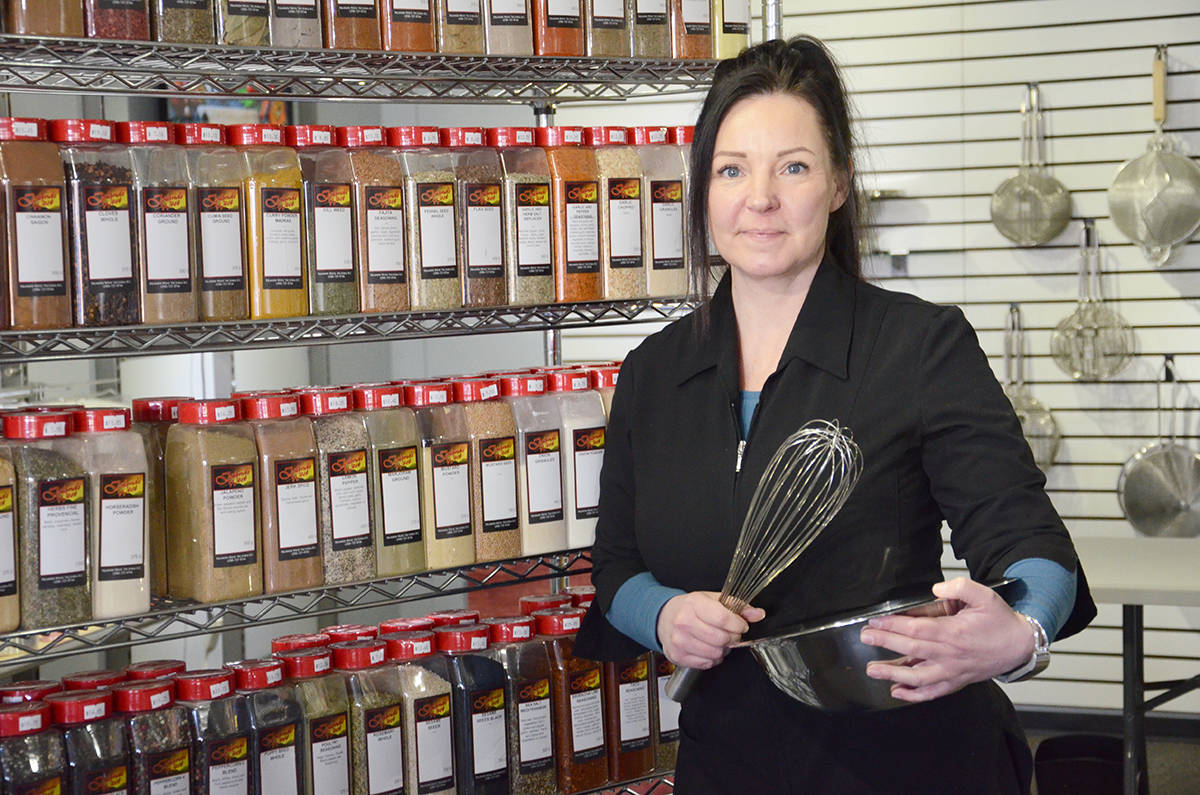 Kat Gellerman brings years of experience in the food business to her new store, Chef Sense Supplies, in downtown Courtenay. Photo by Mike Chouinard