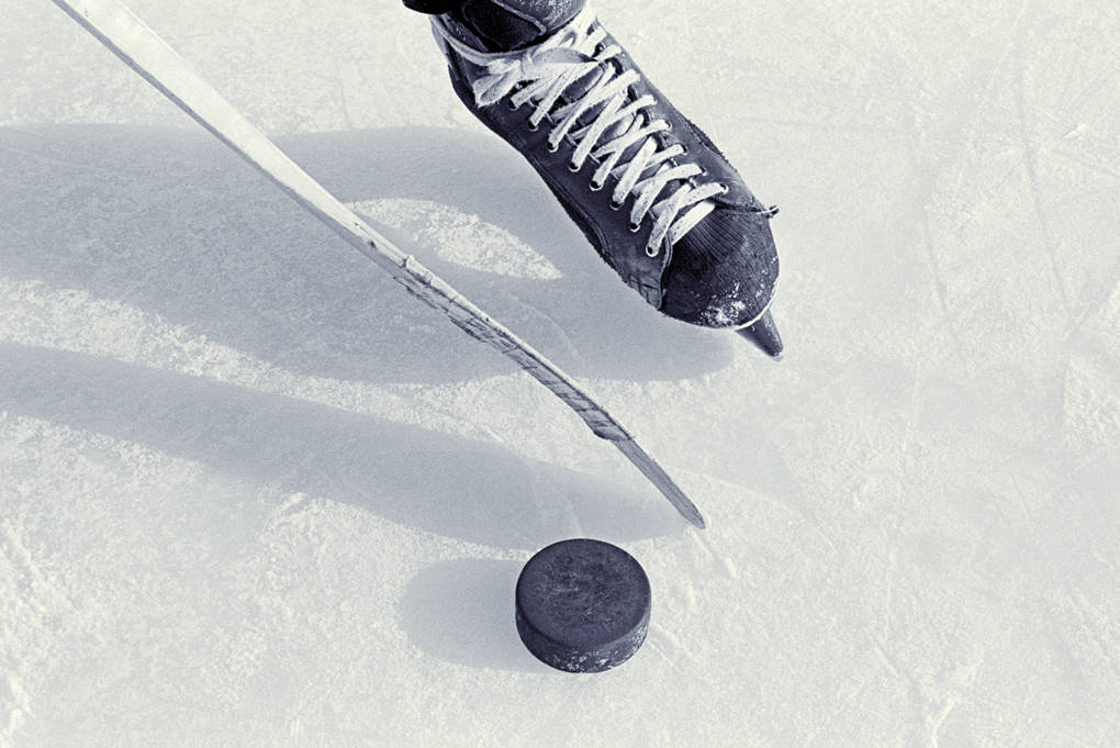 Hockey stick and puck. (Black Press Media files)