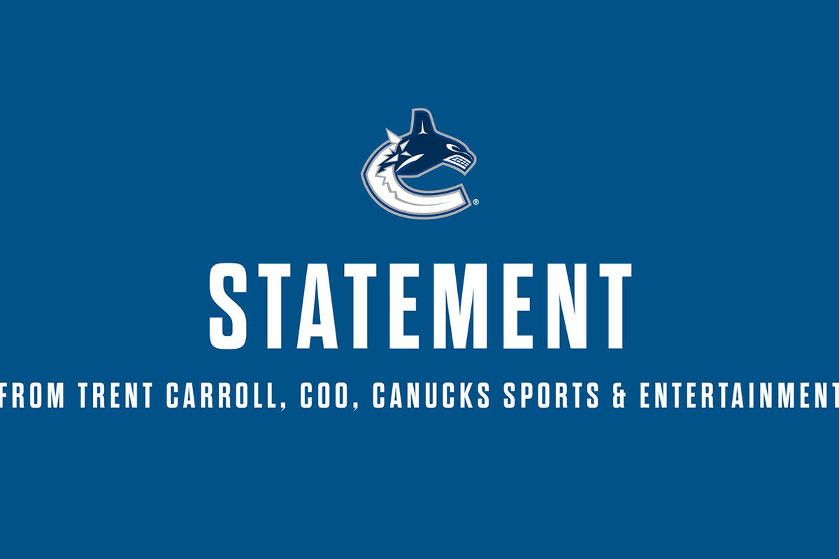 Canucks employee tests positive for COVID-19: COO