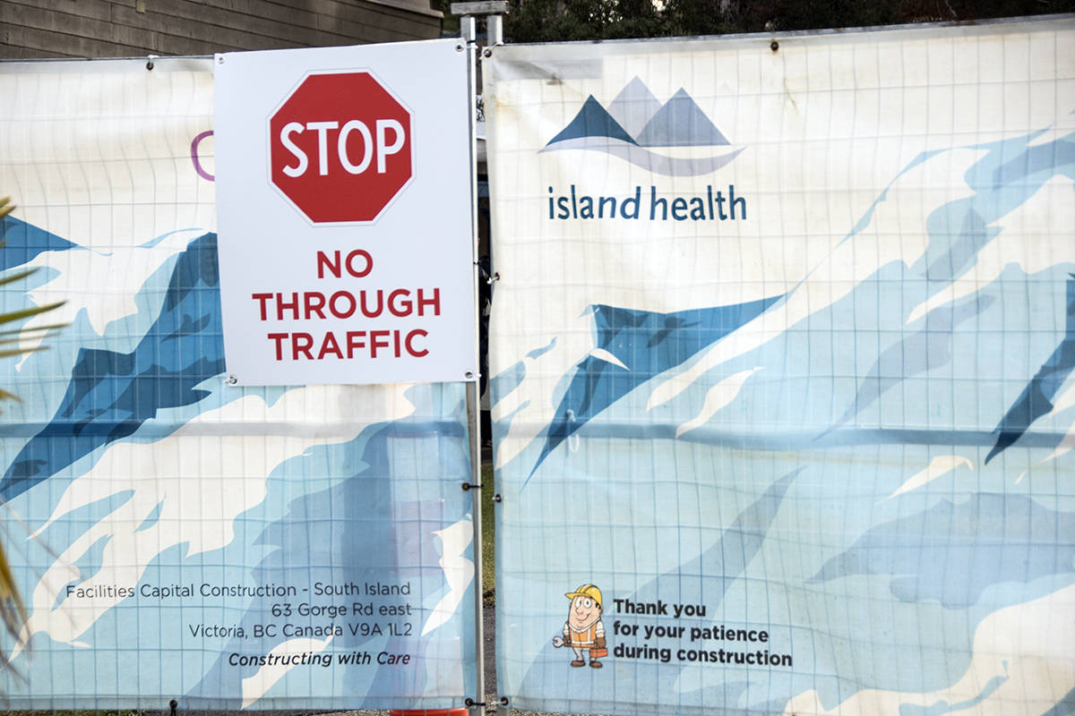 A referral-only drive-through COVID-19 screening clinic has opened in Cowichan. Island Health has emphasized that only those with appointments will be accepted at the clinic. (Nina Grossman/News Staff)
