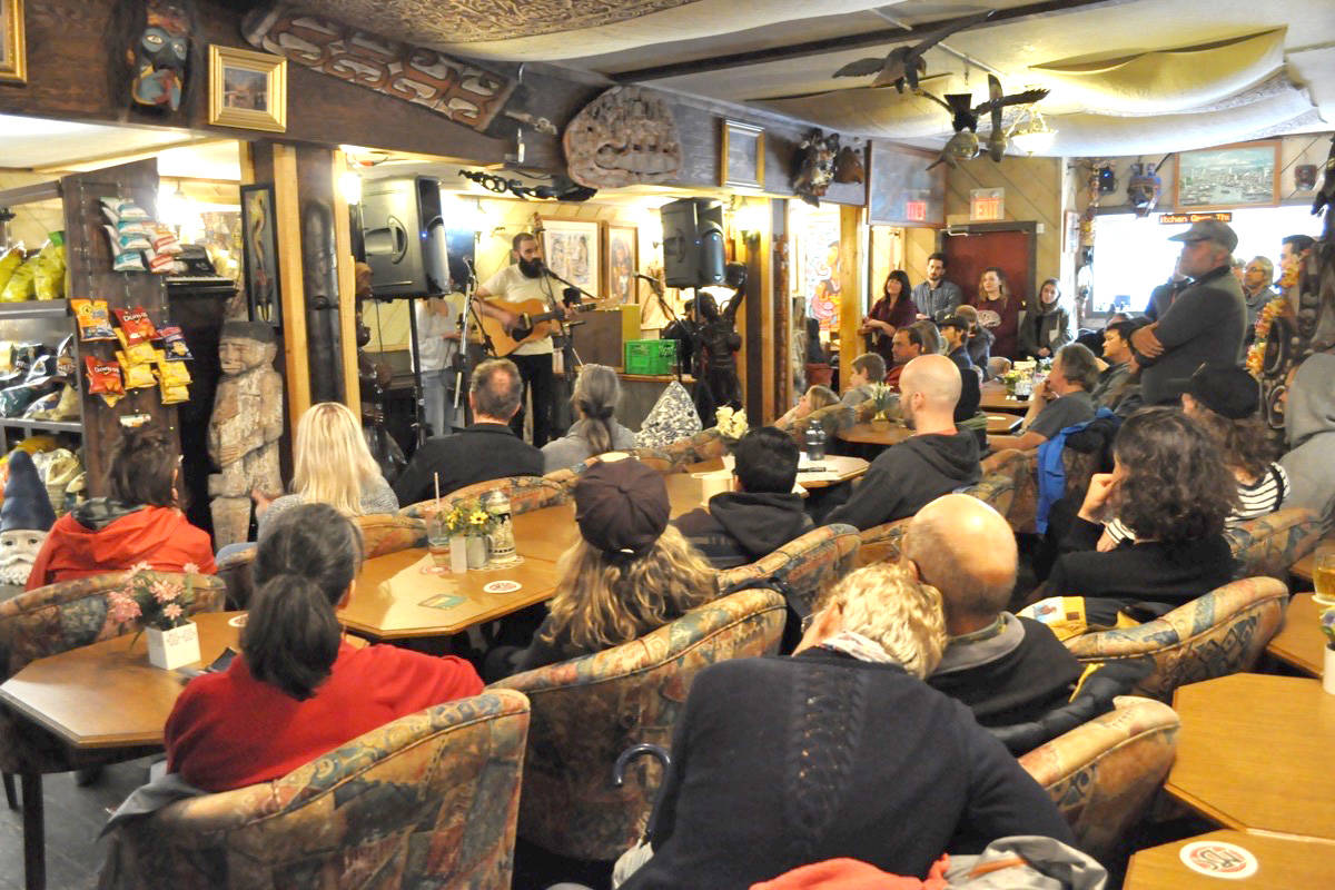 A performance during Tiny Lights Music Festival in the small Kootenay community of Ymir is seen here in 2017. The annual music festival has been postponed to 2021. Photo: Tyler Harper