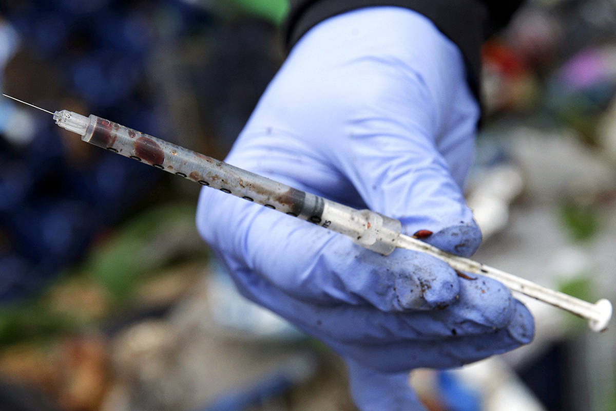 Overdose prevetion and safe injection sites in B.C. are taking extra precautions like using enhanced cleaning measures and mobile sites to mitigate the effects of COVID-19 and ensure people are safe. (Black Press Media file photo)