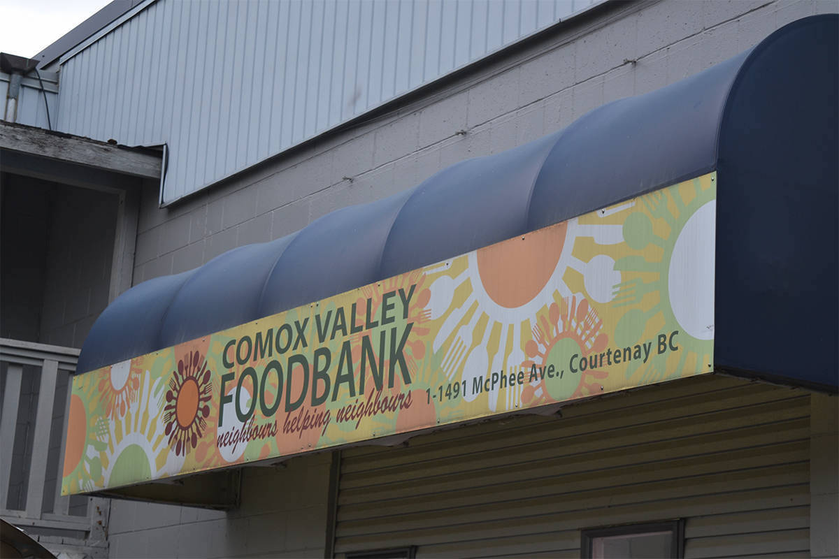 The Comox Valley Food Bank is now having to close for now in response to COVID-19. File photo