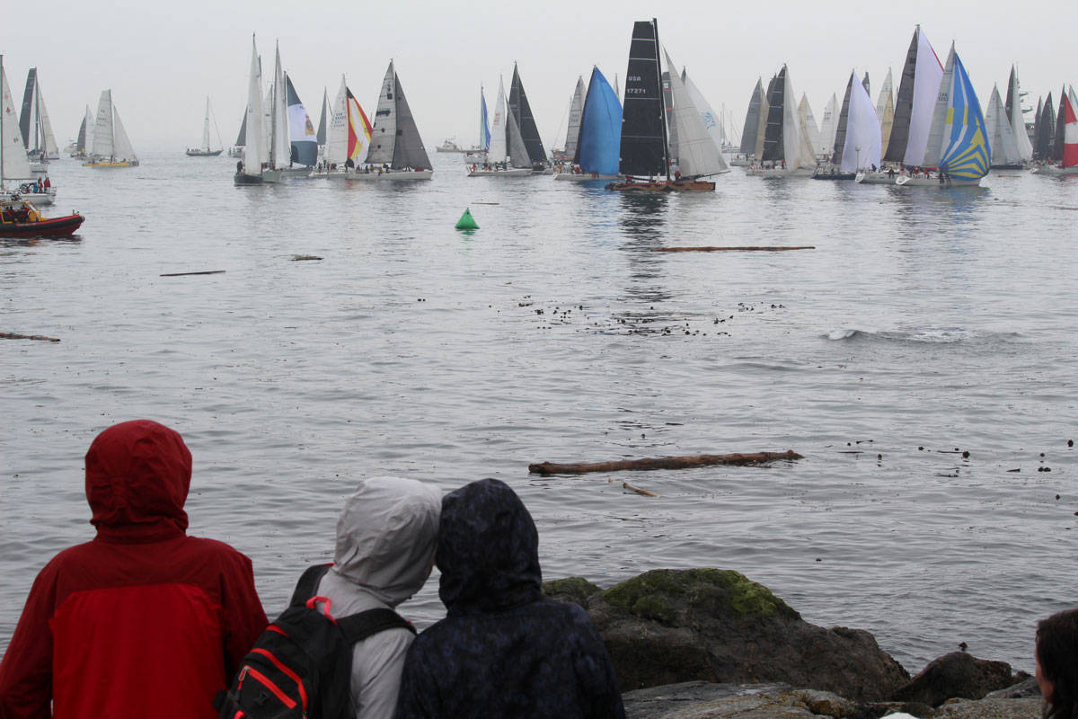 The Swiftsure International Yacht Race had a slow start last year due to light winds. This year, the race will not run due to concerns over COVID-19. (Shalu Mehta/News Staff)