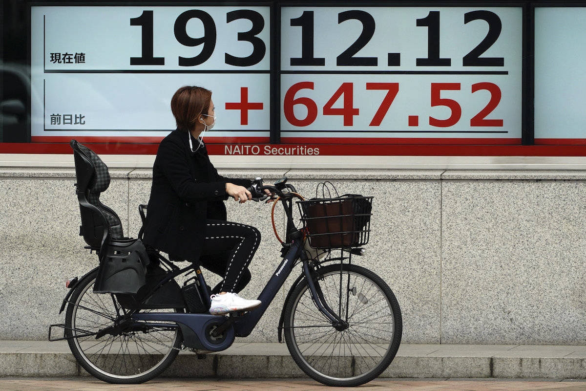 10 p.m. world COVID-19 update: Asian markets gain; US set to pass $2.2 trillion package