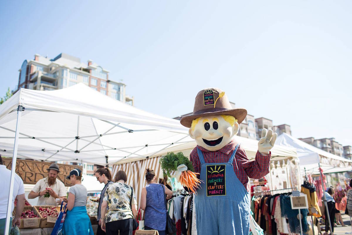Farmer Bob at the Farmers Market in Kelowna, B.C. (Contributed)