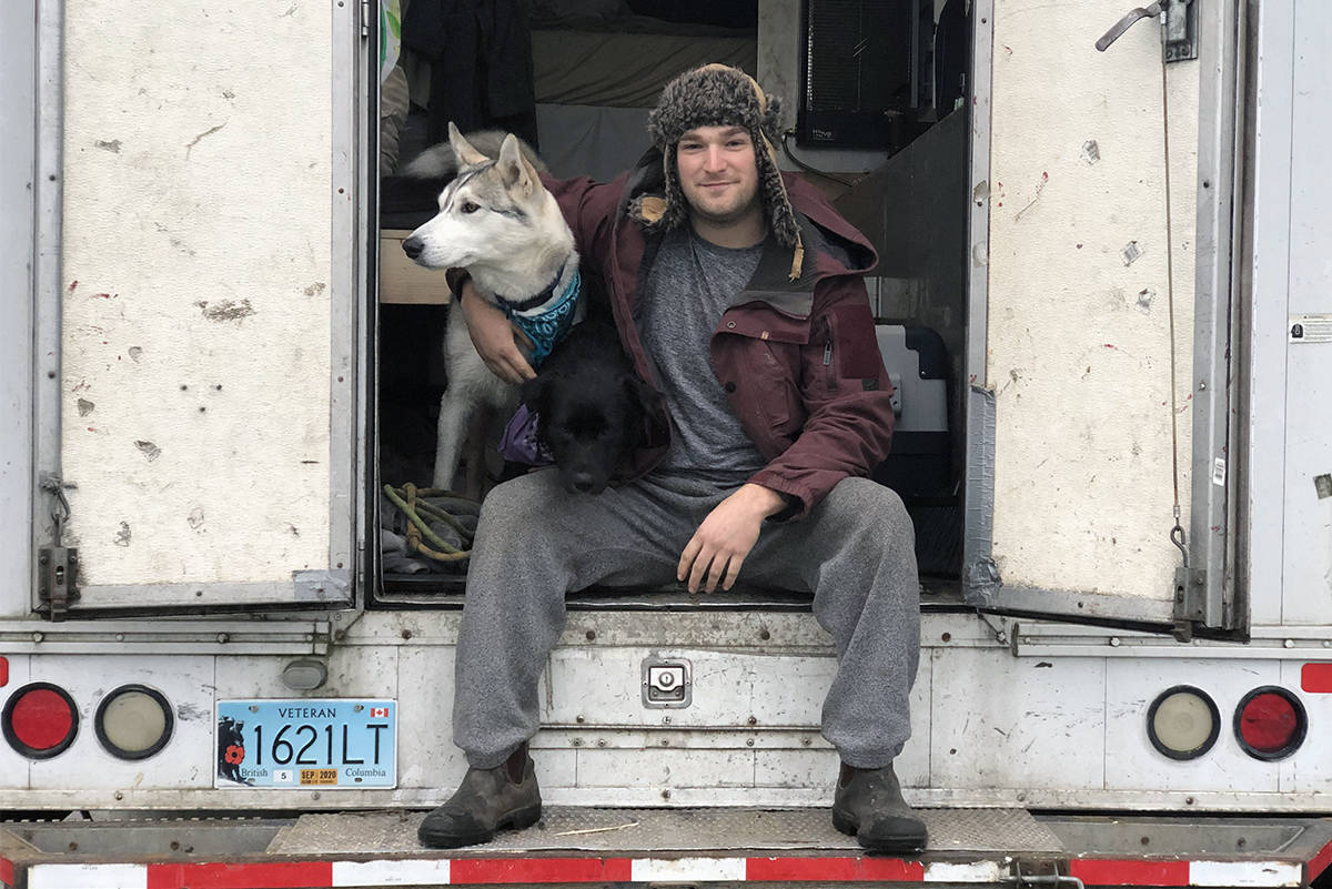 Jasper Sunshine lives full time in his camperized cube van. He said he knows many people living a similar lifestyle that are struggling without access to recreation centres, public libraries, coffee shops and restaurants to do things like take showers and connect with others. (Black Press Media file photo)