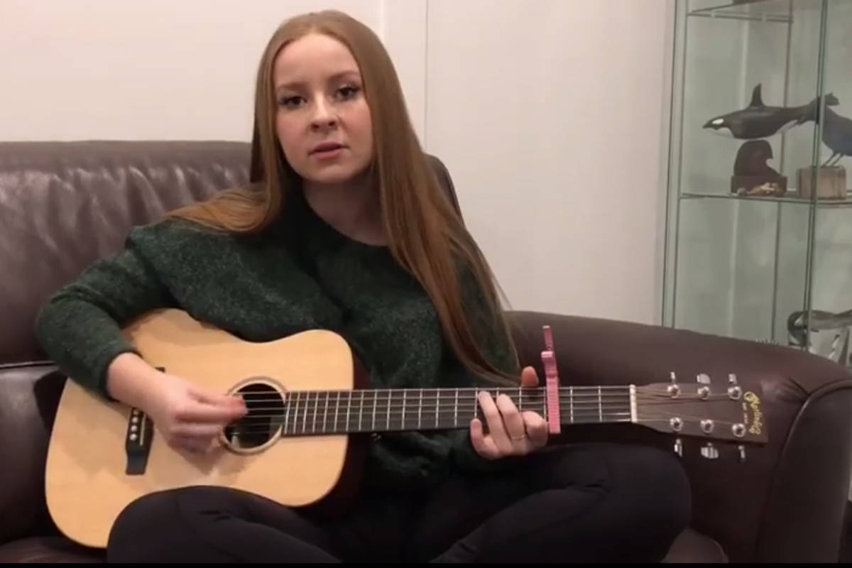 Abbotsford singer Cambree Lovesy created a video containing a tribute song to frontline workers battling the COVID-19 pandemic.