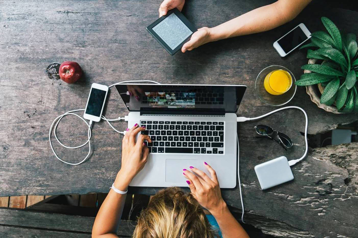 Using your electronic devices to access the multitude of digital learning and entertainment platforms provided by the Greater Victoria Public Library is the new reality for many library users. Courtesy GVPL