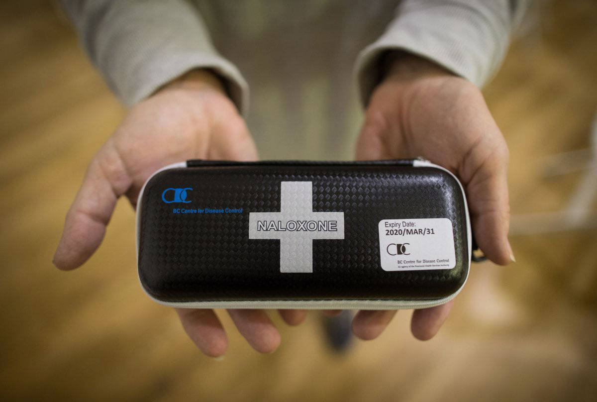 BC Centre for Disease Control naloxone kit. (Darryl Dick/The Canadian Press)