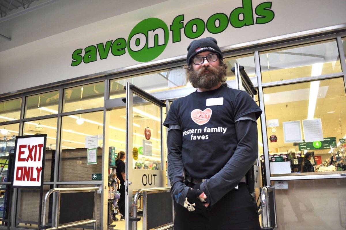 Ty Harasemow is the head shop steward at Nelson’s Save-On-Foods location for UFCW 1518. Photo: Tyler Harper