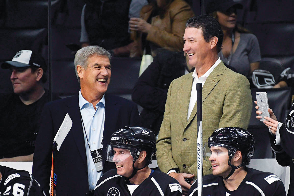 Bobby Orr, left, and Mario Lemieux are near the of most lists when discussing the best NHL players of all-time. (File/THE CANADIAN PRESS/AP-Mark J. Terrill)