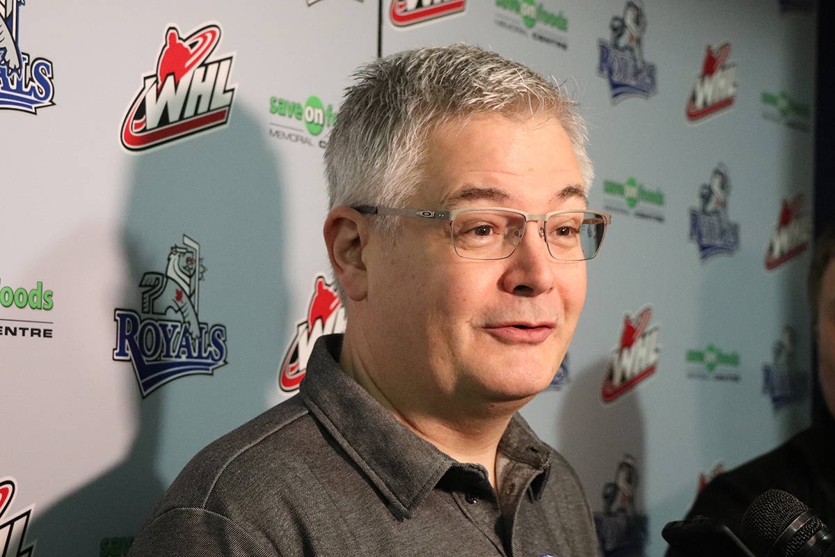 After nine seasons with the Victoria Royals, the club has parted with general manager and president Cam Hope following the COVID-19 shortened Western Hockey League season. (Black Press Media file photo)