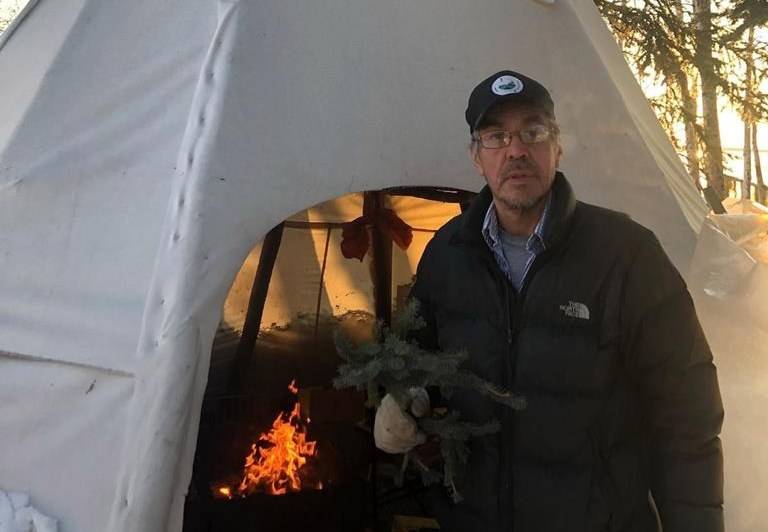 Dene National Chief Norman Yakeleya, shown in a handout photo, says he called on people to return to the land to find food and healing during the COVID-19 pandemic. He says the blood of the Dene people is in the land. THE CANADIAN PRESS/HO