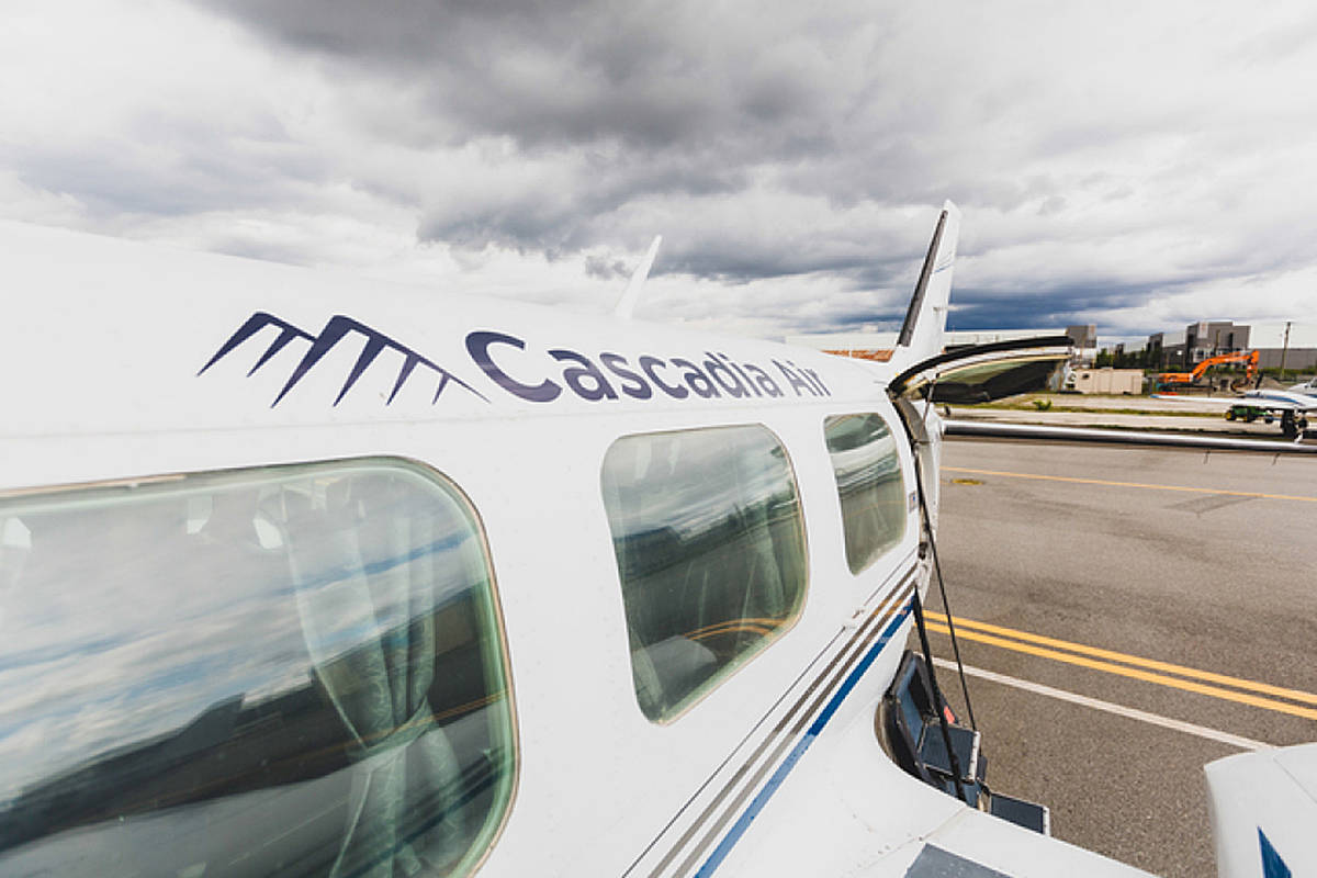 Campbell River-based Cascadia Air has launched a ‘rapid emergency air delivery’ service instead of its planned commuter airline. (SUBMITTED PHOTO)