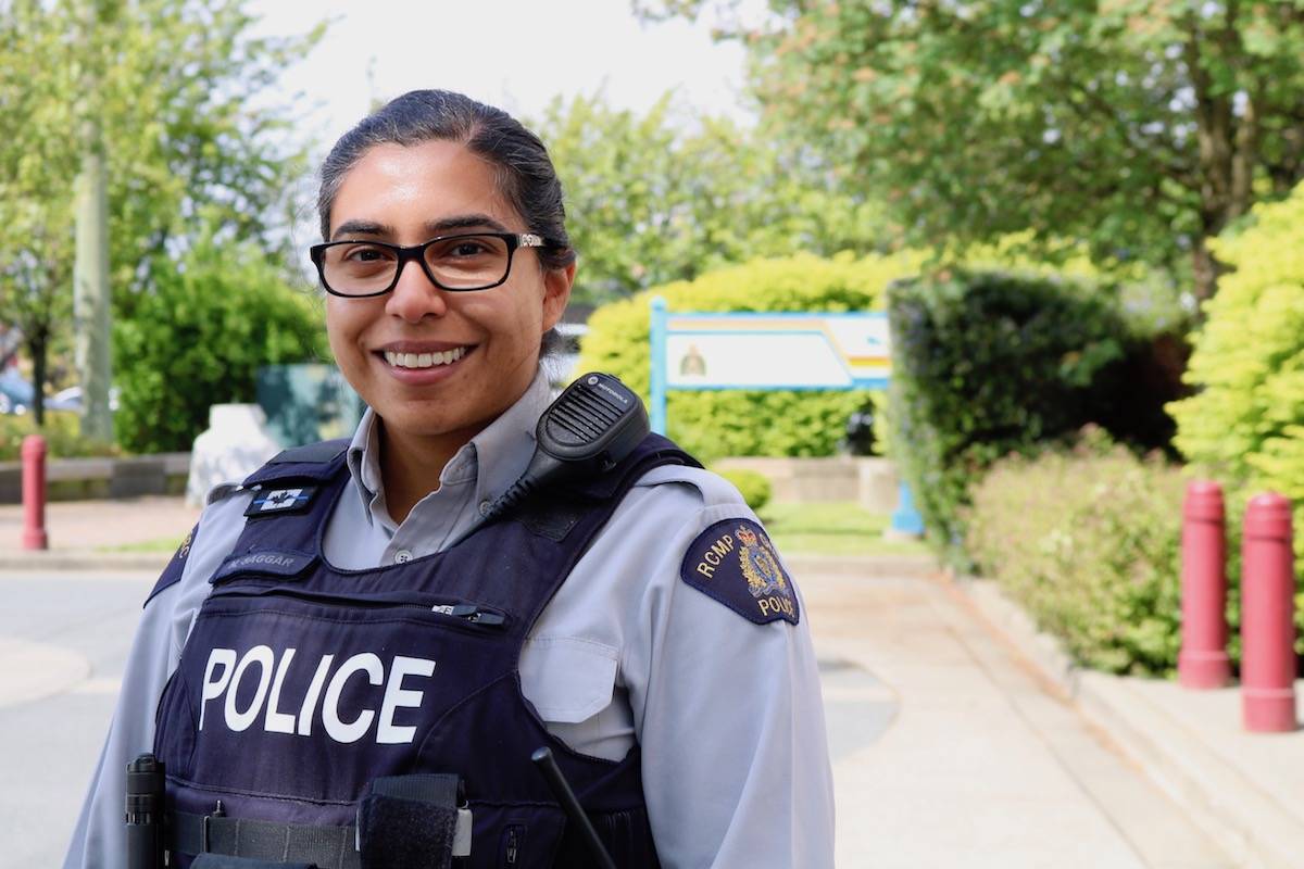 Const. Nancy Saggar has offered her free time to babysit her colleagues’ kids whenever it might get too stressful for them during the pandemic. (Aaron Guillen/News Staff)