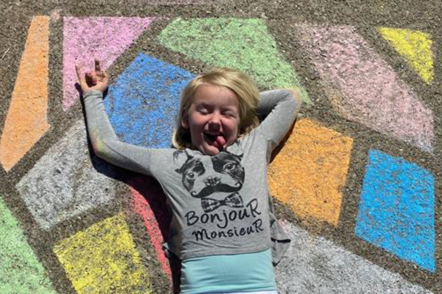 Scarlet Danieluk shares one of her art projects created during the COVID-19 pandemic. The Rollin Art Centre in Port Alberni is calling all kids to share videos of their art projects. (SUBMITTED PHOTO)