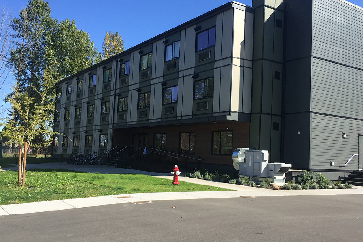 The Junction supportive housing complex opened last year at 988 Eighth St. File photo