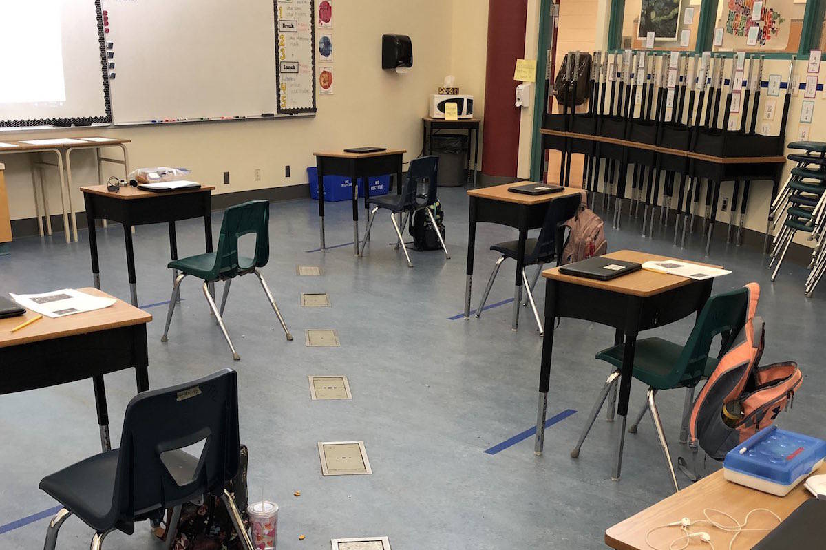 Sooke School District will face a $2 million drop in funding due to lack of international students planning to attend this fall. In a usual year, the school district sees around 300 international students, this fall there are about 60 planning to come. (Twitter/Scott Stinson)
