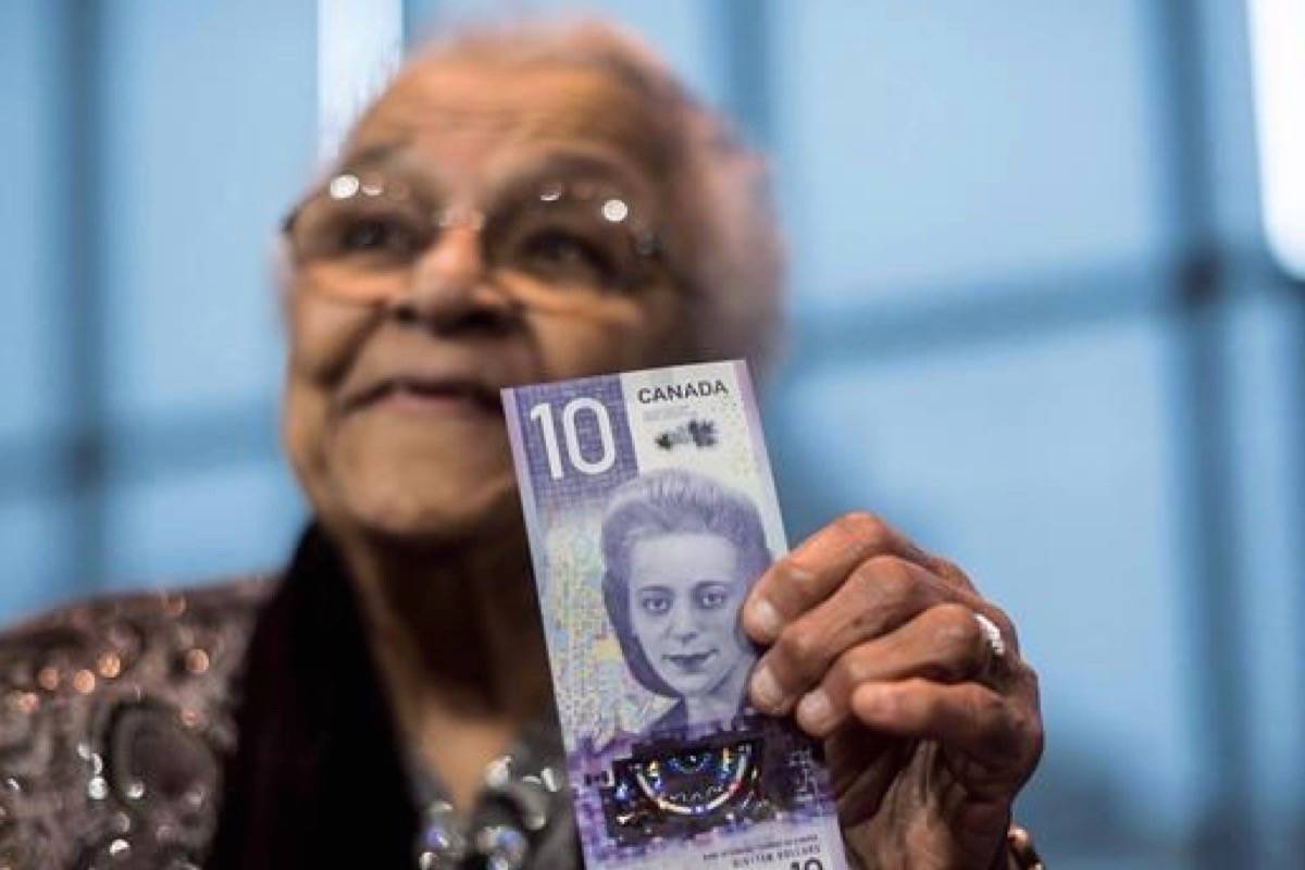 Wanda Robson’s older sister Viola Desmond, the civil rights pioneer and businesswoman, is the new face of the $10 bill. (Photo by THE CANADIAN PRESS)