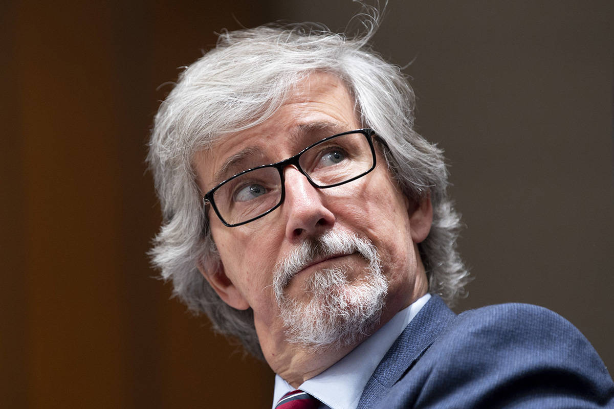 Canada’s Privacy Commissioner Daniel Therrien waits to appear before The International Grand Committee on Big Data, Privacy and Democracy in Ottawa, Tuesday, May 28, 2019. The federal privacy commissioner says U.S. firm Clearview AI will stop offering its facial-recognition services in Canada in response to an investigation by the commissioner and three provincial counterparts. THE CANADIAN PRESS/Adrian Wyld