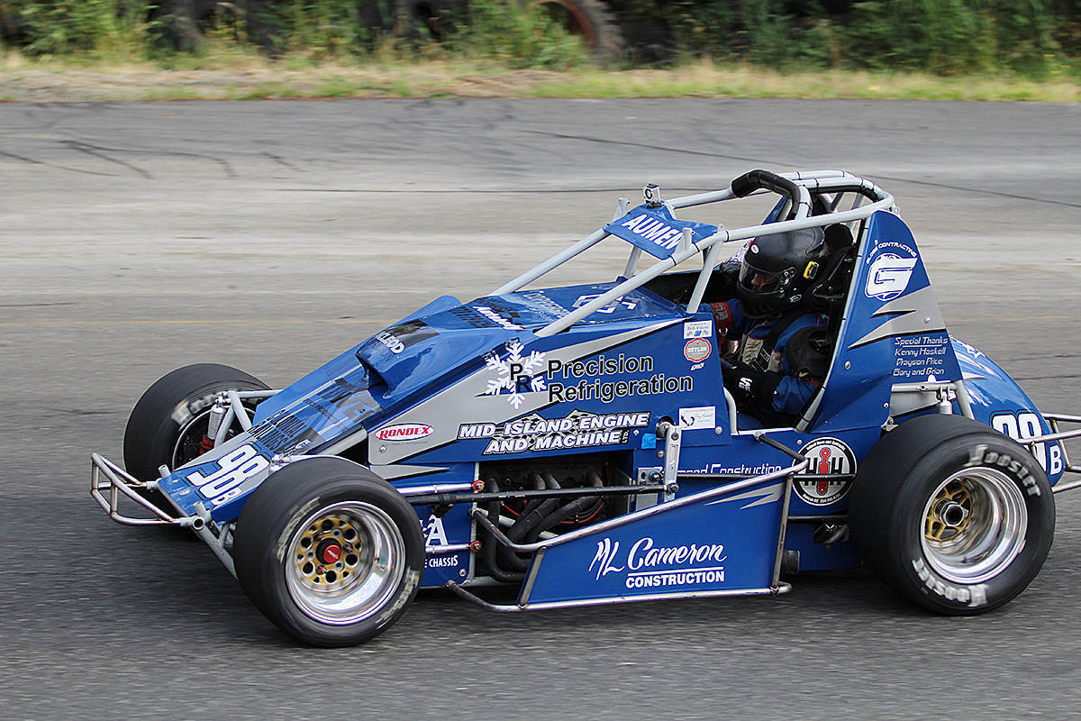 Dwarf cars have been among the many attractions over the years at Saratoga Speedway. Photo by Douglas Waller/Blackwolf Photopro