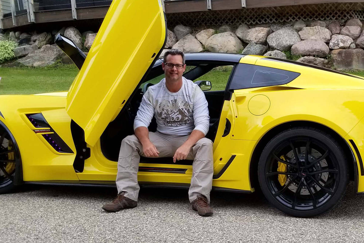 Mike Schickerowski, 44, was finally able to get his driver’s licence earlier this month. The Benalto man was born legally blind and received surgery in 2018 to correct his vision. Contributed photo