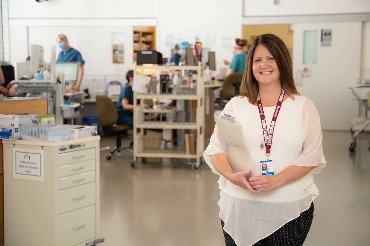 Aimee Falkenberg, co-ordinator for the Forensic Nurse Examiner Program, Central Island. (Island Health photo)
