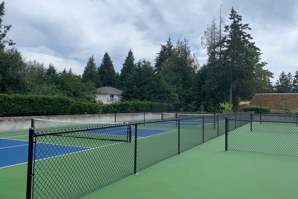 The newly constructed pickleball court at The Pacific Shores Resort and Spa in Nanoose Bay. (Submitted photo)
