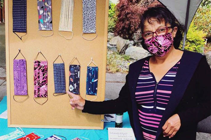 Fatima Lichty started making face masks for family, but her venture grew as the requests rolled in. Now she is seeking a business license for Mama’s Masks. (Instagram/Mamas.Masks)
