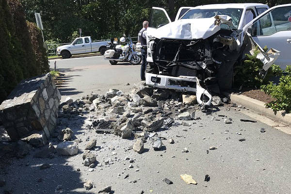ICBC has released its intersection vehicle crash data for 2019. (Photo courtesy of West Shore RCMP)
