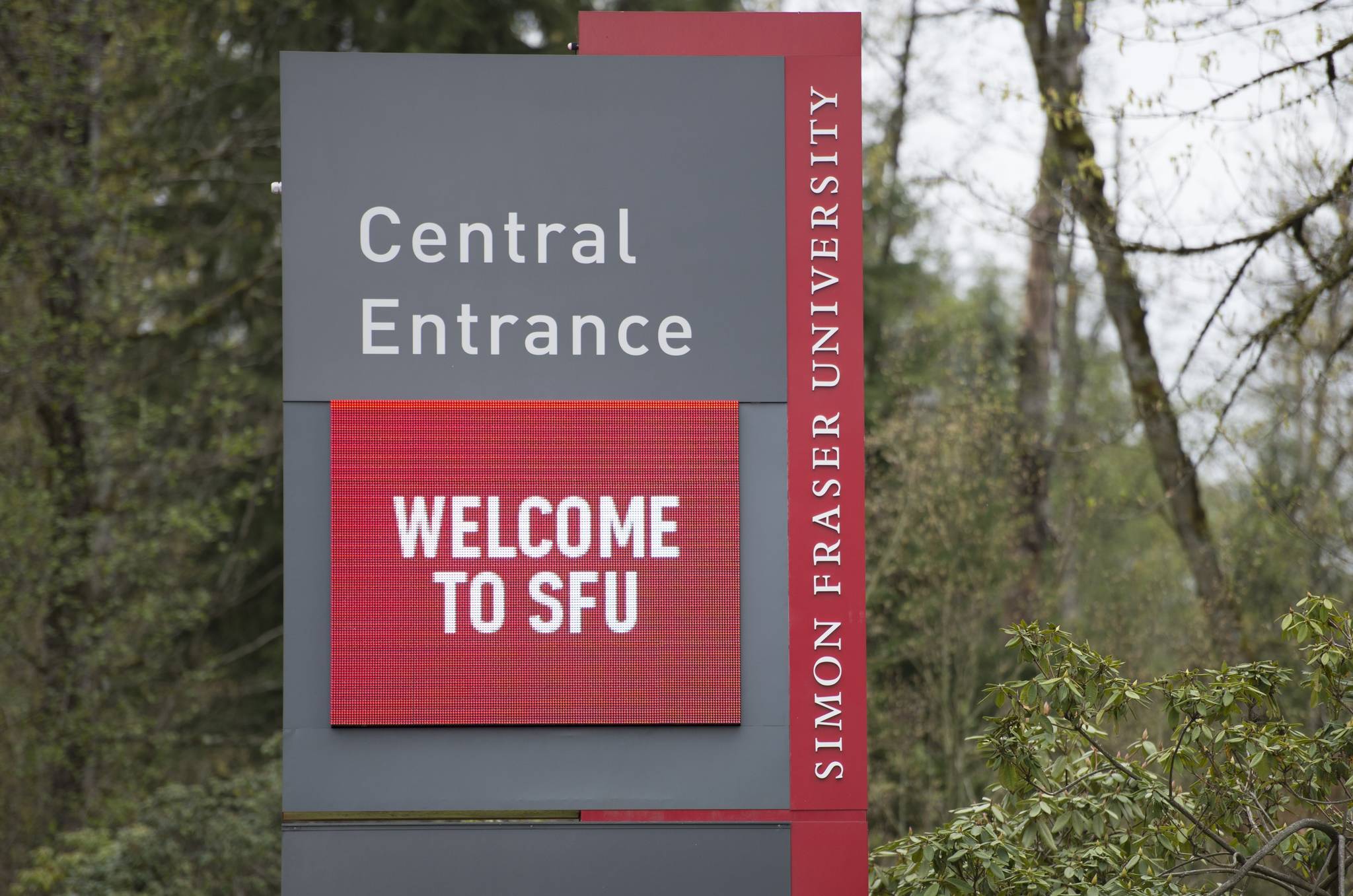 Simon Fraser University is pictured in Burnaby, B.C., Tuesday, Apr. 16, 2019. THE CANADIAN PRESS/Jonathan Hayward