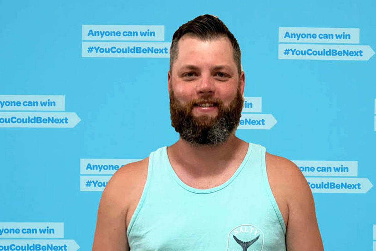 Kyle Germiquet is $500,000 richer from the Lotto Max Extra. (Photo submitted)