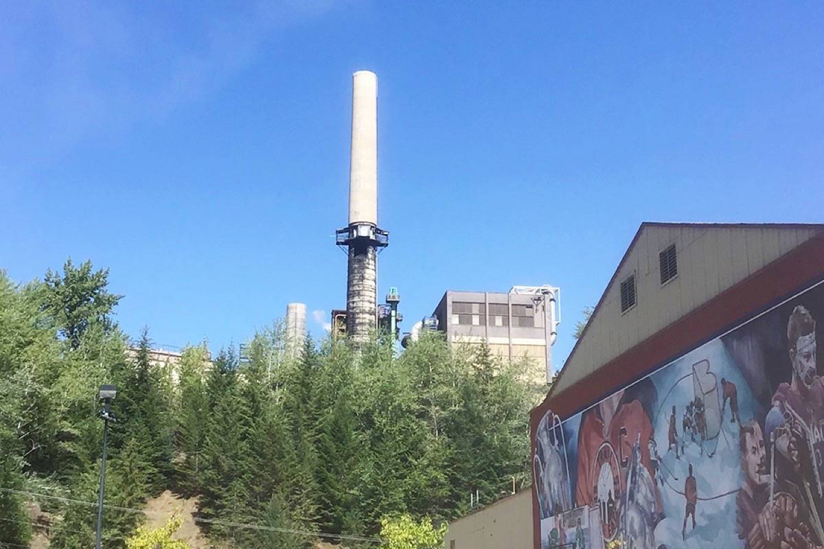 View of Teck Trail Operations from Victoria Street, Aug. 19. (Sheri Regnier photo)