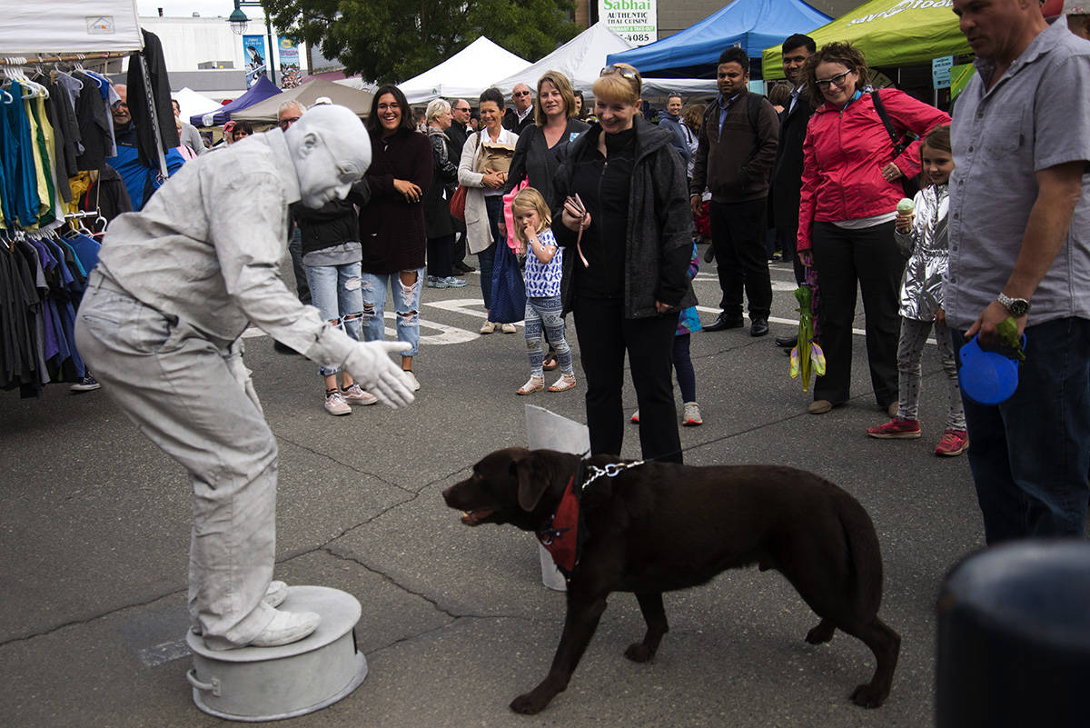‘Plasterman’ brought joy and light to so many, say friends in the street performer community. (Nina Grossman/News Staff)