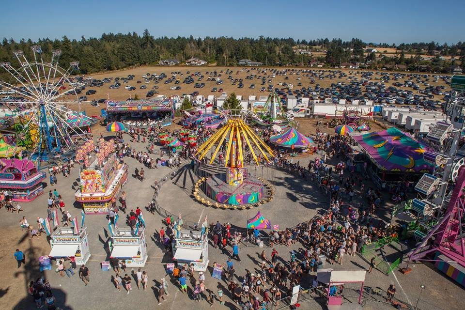 The sights and sounds of the midway at the Saanich Fair will be absent this year. (Courtesy Saanich Fair)