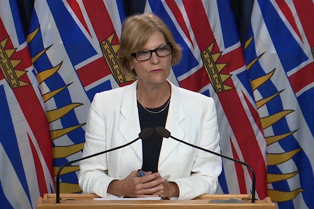B.C. Seniors’ Advocate Isobel Mackenzie invites people to take part in annual survey of residents and relatives in long-term care and assisted living, B.C. legislature, Aug. 26, 2020. (B.C. government)